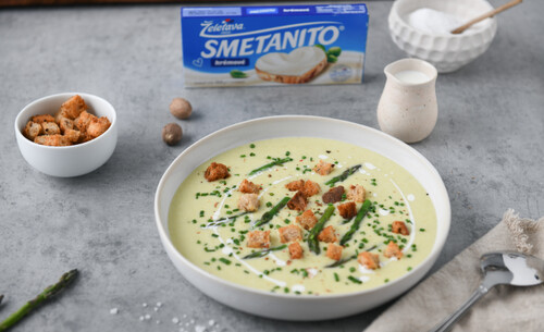 Krémová chřestová polévka z Ivančic